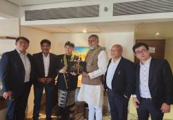 Union Minister of State for @MOFPI_GOI Shri Prahlad Singh Patel participated in the 'Global Investors Summit 2023' held at Indore, during which topics related to food processing were discussed with the delegation present in the inauguration.Union Minister of State for @MOFPI_GOI Shri Prahlad Singh Patel participated in the 'Global Investors Summit 2023' held at Indore, during which topics related to food processing were discussed with the delegation present in the inauguration.