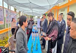 Union Minister of Food Processing Industries, Shri Chirag Paswan, visited the Mushroom Development Centre located in Upper Shillong, where he observed the state-of-the-art facilities, ongoing activities, and innovations, and engaged in a detailed interaction with the officials. During the visit, machinery imported from Japan for the production of Shiitake mushroom blocks was inspected, and the Centre was commended for the successful integration and utilization of Japanese technology. Furthermore, he interac