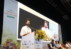 Shri Chirag Paswan, Union Minister, #MOFPI, in his address at the 'International Buyer-Seller Conference' organized in Patna today, said that 'this two-day event was organized to connect the food entrepreneurs of Bihar, who process their produce, with domestic and international buyers so that they can get the market and fair price they deserve for their produce'  He also described this program as an excellent platform for the entrepreneurs of rural areas, mainly women associated with this sector, where they
