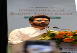 Shri Chirag Paswan, Union Minister, #MOFPI, in his address at the 'International Buyer-Seller Conference' organized in Patna today, said that 'this two-day event was organized to connect the food entrepreneurs of Bihar, who process their produce, with domestic and international buyers so that they can get the market and fair price they deserve for their produce'  He also described this program as an excellent platform for the entrepreneurs of rural areas, mainly women associated with this sector, where they