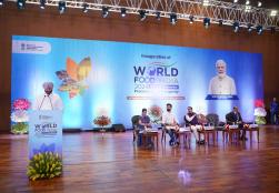 Union Minister of State for #MOFPI Shri Ravneet Singh Bittu, while addressing the inaugural session of @worldfoodindia   said that the mega food event is a testimony that India stands tall on Food map of the world. He asserted that our farmers, food processors of our household, the homemakers who are backbone of this processing culture have contributed immensely and today, India' s food processing sector is one of the largest in the world.