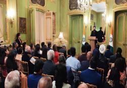 Union Minister of #MOFPI Shri Chirag Paswan addressed Indian diaspora in France today & highlighted India’s remarkable economic progress over past decade.  Hon'ble Minister also expressed gratitude for their invaluable contributions to strengthening India-France relations and encouraged them to continue playing a key role in India’s growth story.