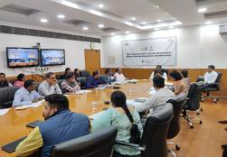 Union Minister of #MOFPI Shri Pashupati Kumar Paras chaired the Project Approval Committee (#PAC) meeting at Panchsheel Bhawan in New Delhi today to review the proposals received under various sub-schemes of #PMKSY.