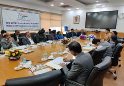 Today, the second meeting of the Hindi Advisory Committee was organized under the chairmanship of Union Minister Shri Pashupati Kumar Paras in the Ministry of Food Processing Industries located at Panchsheel Bhawan. Guidelines were given to the senior officials of #MOFPI institutions and ministry officials present in the meeting on using the official language as much as possible. Also praised the initiative taken by the Ministry for increasing use of official language and achieving the target.