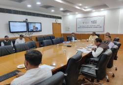 Union Minister of #MOFPI Shri Pashupati Kumar Paras chaired an Inter-Ministerial Empowered Committee (IMEC) meeting in the virtual presence of Union Minister of State Sushri Shobha Karandlaje at Panchsheel Bhawan today to review the projects under #PMFMEScheme.   #FoodProcessing
