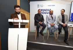 Union Minister of #MOFPI Shri Chirag Paswan, along with senior Indian leaders, inaugurated India's Pavilion #WEF25 in Davos, showcasing India’s growth, innovation, and leadership on the global stage.  #IndiaAtDavos2025  #Davos2025
