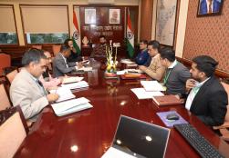 Union Minister of #MOFPI, Shri Chirag Paswan, chaired a meeting with senior officials of Ministry at Panchsheel Bhawan to discuss preparations & plans for the upcoming mega food event #WorldFoodIndia2025, scheduled to be held at Bharat Mandapam, New Delhi, from Sept 25-28, 2025. During the meeting, Hon'ble Minister emphasised making the event a grand success and enhancing India’s position as a global leader in the food processing industry.   #WFI2025  #ProcessingForProsperity