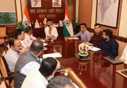 A review meeting of #WFI2025 was held today at Panchsheel Bhawan, New Delhi under the chairmanship of Shri Chirag Paswan, Union Minister, #MOFPI. On this occasion, he reviewed the progress of the event in detail and gave necessary guidelines to the officials to make it effective and successful at the global level.