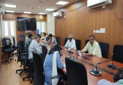 As a part of #HindeepKhwada being celebrated by the Department of Official Language, Ministry of Food Processing Industries, a 'Hindi Quiz Competition' was organized in the Ministry today. Officers.