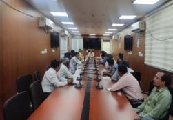 On the last day of #HindeepKhwada being celebrated from 14 September 2022 to 28 September 2022 by the Department of Official Language, Ministry of Food Processing Industries, 'Hindi Poetry Competition' was organized in the Ministry today.