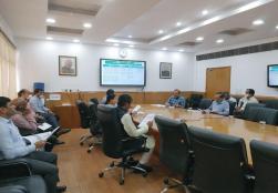 Union Minister Shri Pashupati Kumar Paras chaired the Inter-Ministerial Approval Committee meeting with the senior officials of the Ministry and reviewed the Mega Food Park scheme under the PMKSY.