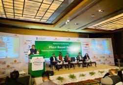 Union Minister of State for @MOFPI_GOI Shri Shri Prahlad Singh Patel emphasized the importance of Indian food and processed food products today at the conference "Plant-Based Food: Capturing Avenue to Intensify Food Processing Industry" organized by ASSOCHAM.
