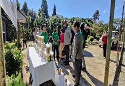 Hon'ble MoS, @MOFPI_GOI Shri prahlad Singh Patel visited the Incubation Center in Mizoram developed under the #PMFME Scheme.