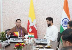 Union Minister of #MOFPI Shri @iChiragPaswan had a G2G interaction Union Minister of #MOFPI Shri @iChiragPaswan had a G2G interaction with H.E. Lyonpo Younten Phuntsho of Bhutan, on the sidelines of @worldfoodindia and discussed the potential areas of collaborations in the trade and food processing sector.   #WorldFoodIndia2024
