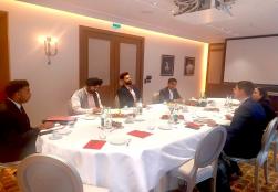Union Minister of #MOFPI Shri Chirag Paswan had a meeting with representatives of Cooperl, Europe’s leading integrated pork producer, during his visit to France. They apprised Hon'ble Minister about their expansion plan in North Eastern India as well as the establishment of backward and forward linkages, capacity building for local industry personnel, and advancing research in animal feed and sustainable practices. Hon'ble Minister encouraged them and underlined the Indian government's efforts to promote in