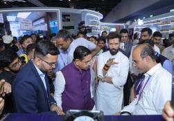 The #MOFPIPavilion, inaugurated by Union Minister Shri @JoshiPralhad, Union Minister Shri @iChiragPaswan,  and Union Minister of State Shri @RavneetBittu, showcases the cutting -edge technology and modern innovation of India' s food processing sector.