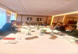 Union Minister of #MOFPI Shri Chirag Paswan had a meeting with representatives of Cooperl, Europe’s leading integrated pork producer, during his visit to France. They apprised Hon'ble Minister about their expansion plan in North Eastern India as well as the establishment of backward and forward linkages, capacity building for local industry personnel, and advancing research in animal feed and sustainable practices. Hon'ble Minister encouraged them and underlined the Indian government's efforts to promote in