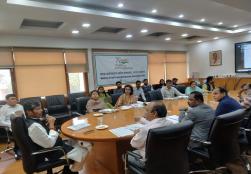 Union Minister of #MOFPI Shri Pashupati Kumar Paras chaired the Project Approval Committee (#PAC) meeting at Panchsheel Bhawan in New Delhi today to review the proposals received under various sub-schemes of #PMKSY.