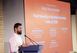At the #IndiaIdeasSummit organized by USIBC, Union Minister Shri Chirag Paswan delivered a keynote address highlighting the potential for deeper collaboration between India and the USA in the #FoodProcessing sector.   He underscored the transformative impact of advanced technologies such as AI and blockchain in enhancing food systems, promoting sustainability, and ensuring both #FoodSecurity and #NutritionSecurity.   The minister reaffirmed India’s commitment to partnering with global stakeholders to build 