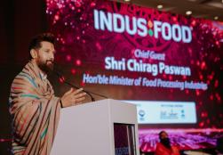 Union Minister of #MOFPI Shri Chirag Paswan inaugurated the 8th Edition of #Indusfood2025, Asia’s premier annual F&B trade exhibition, today at India Exposition Mart Ltd, Greater Noida. The 3-day event, with 1,800 exhibitors & participants from 130 countries, is celebrating India’s F&B excellence.   In his inaugural address, Hon'ble Minister emphasized that processed food is the future. With rising demand, immense growth potential awaits. Together, we will make India a leader in processed food exports, cont