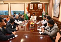 A delegation from Pernod Ricard, led by Mr. Alexandre Ricard, Group Chairman & CEO, met Union Minister of #MOFPI Shri Chirag Paswan at Panchsheel Bhawan today. They discussed strategic plans, investment commitments, and explored opportunities to strengthen business ties and drive India's economic growth through collaboration.