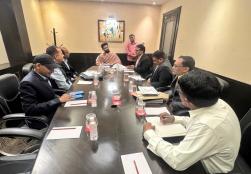 Union Minister of #MOFPI, Shri Chirag Paswan , chaired a review meeting of #PMFMEScheme in Uttar Pradesh and assessed the progress made in strengthening the #FoodProcessing sector in the state.During the meeting, Hon'ble Minister emphasized the scheme's contribution to economic growth and appreciated its crucial role in promoting rural entrepreneurship, encouraging value addition, and fostering innovation at the grassroots level.   #WorldFoodIndia2025  #ProcessingForProsperity