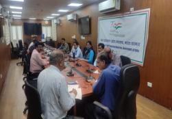 Under #HindeepKhwada being celebrated by the Department of Official Language, Ministry of Food Processing Industries, a 'debate' competition was organized for Hindi speaking officers and employees in the Ministry today. Officers and employees shared their views through debate on the given topic in this competition.