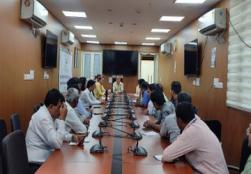 On the last day of #HindeepKhwada being celebrated from 14 September 2022 to 28 September 2022 by the Department of Official Language, Ministry of Food Processing Industries, 'Hindi Poetry Competition' was organized in the Ministry today.