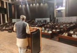 साथ ही उन्होंने अपने सम्बोधन में #MOFPI द्वारा नई दिल्ली में 3-5 नवंबर 2023 को आयोजित होने वाले #WorldFoodIndia2023 के बारे में बताया व वहाँ उपस्थित विद्यार्थियों, उद्यमियों व विशेषज्ञों सहित सभी को मेगा फूड इवेंट में हिस्सा लेने के लिए आमंत्रित किया।