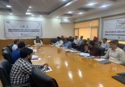 Union Minister of State for #MOFPI Shri Prahlad Singh Patel chaired a review meeting at Panchsheel Bhawan today, in which progress of #PMKSY was discussed