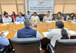 केंद्रीय मंत्री श्री पशुपति कुमार पारस ने ऑस्ट्रेलियाई प्रतिनिधिमंडल को आस्ट्रेलिया की अग्रणी कंपनियों और व्यापारिक संघों के साथ आगामी मेगा फूड इवेंट @worldfoodindia में हिस्सा लेने के लिए आमंत्रित भी किया।