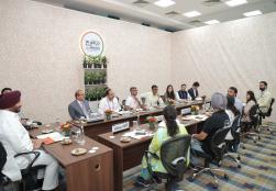 Minister of State for Food Processing Industries, Shri Ravneet Singh Bittu today interacted with the beneficiaries of #PMFMEScheme during #WorldFoodIndia2024 and appreciated the inspiring efforts made by them in the #FoodProcessing sector.  #ProcessingForProsperity