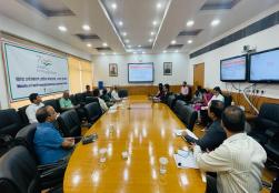 केंद्रीय मंत्री श्री पशुपति कुमार पारस ने अंतर्राष्ट्रीय मिलेट्स वर्ष 2023 के दौरान MoFPI की प्रस्तावित गतिविधियों पर आधारित एक बैठक की अध्यक्षता की।