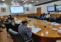 Union Minister of #MOFPI Shri Pashupati Kumar Paras chaired an Inter-Ministerial Empowered Committee (IMEC) meeting in the virtual presence of Union Minister of State Sushri Shobha Karandlaje at Panchsheel Bhawan today to review the projects under #PMFMEScheme.   #FoodProcessing