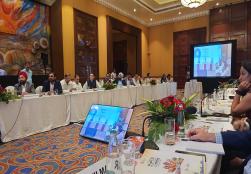 Union Minister of #MOFPI, Shri Chirag Paswan chaired  Industry Roundtable Interaction organized by ministry in Mumbai today as a precursor to #WorldFoodIndia2024. Several prominent agri-food processing industry leaders and micro- entrepreneurs  attended the event.