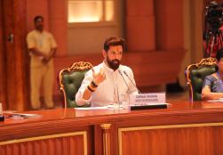 A high-level CEO Roundtable, organised by #MOFPI, was co-chaired by Union Minister of Commerce & Industry, Shri Piyush Goyal and Union Minister of MoFPI, Shri Chirag Paswan at Bharat Mandapam, New Delhi today. The event focused on promoting investment and improving the Ease of Doing Business, attracting participation from over 100 CXOs. The roundtable also featured  MoS for MoFPI, Shri Ravneet Singh Bittu, Shri TG Bharath, Minister of Industries and Commerce from Andhra Pradesh & Shri Raghavji Patel, Minist