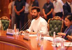 A high-level CEO Roundtable, organised by #MOFPI, was co-chaired by Union Minister of Commerce & Industry, Shri Piyush Goyal and Union Minister of MoFPI, Shri Chirag Paswan at Bharat Mandapam, New Delhi today. The event focused on promoting investment and improving the Ease of Doing Business, attracting participation from over 100 CXOs. The roundtable also featured  MoS for MoFPI, Shri Ravneet Singh Bittu, Shri TG Bharath, Minister of Industries and Commerce from Andhra Pradesh & Shri Raghavji Patel, Minist