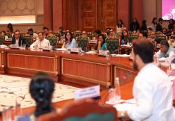 A high-level CEO Roundtable, organised by #MOFPI, was co-chaired by Union Minister of Commerce & Industry, Shri Piyush Goyal and Union Minister of MoFPI, Shri Chirag Paswan at Bharat Mandapam, New Delhi today. The event focused on promoting investment and improving the Ease of Doing Business, attracting participation from over 100 CXOs. The roundtable also featured  MoS for MoFPI, Shri Ravneet Singh Bittu, Shri TG Bharath, Minister of Industries and Commerce from Andhra Pradesh & Shri Raghavji Patel, Minist