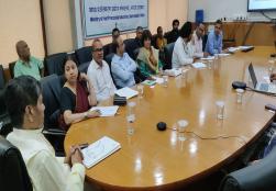 Union Minister of #MOFPI Shri Pashupati Paras presided over a review meeting at Panchsheel Bhawan today to discuss preparations for the upcoming mega food event @worldfoodindia, which will be held from November November 3–5, 2023, at Pragati Maidan, New Delhi. Senior Ministry Officials and representatives from @ficci_india, @EY_India, and @investindia briefed the Hon'ble Minister on the event's preparations.