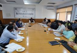 Union Minister of #MOFPI Shri Pashupati Kumar Paras chaired the Project Approval Committee (#PAC) meeting at Panchsheel Bhawan in New Delhi today to review the proposals received under various sub-schemes of #PMKSY.