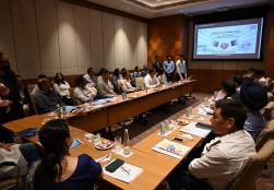 Union Minister of #MOFPI, Shri Chirag Paswan, visited Bharat Mandapam today to take stock of preparations for the upcoming mega food event World Food India , to be held from September 19-22, 2024. He instructed the officials of the Ministry and representatives from FICCI  and @investindia  to leave no stone unturned to make the event a global success.