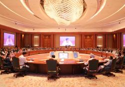 A high-level CEO Roundtable, organised by #MOFPI, was co-chaired by Union Minister of Commerce & Industry, Shri Piyush Goyal and Union Minister of MoFPI, Shri Chirag Paswan at Bharat Mandapam, New Delhi today. The event focused on promoting investment and improving the Ease of Doing Business, attracting participation from over 100 CXOs. The roundtable also featured  MoS for MoFPI, Shri Ravneet Singh Bittu, Shri TG Bharath, Minister of Industries and Commerce from Andhra Pradesh & Shri Raghavji Patel, Minist