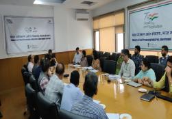 Union Minister of #MOFPI Shri Pashupati Kumar Paras chaired the Project Approval Committee (#PAC) meeting at Panchsheel Bhawan in New Delhi today to review the proposals received under various sub-schemes of #PMKSY.