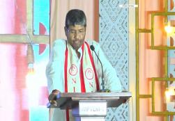 "फ़ूड प्रोसेसिंग के क्षेत्र में संरक्षण, भंडारण एवं मूल्यवर्धन की चुनौतियों पर काबू पाने हेतु टैकनोलजी प्रदान कर @NIFTEM_Tnj को अंतरराष्ट्रीय महत्त्व का संस्थान बनाने हेतु  मंत्रालय हर तरह से मदद करेगा" - श्री पशुपति कुमार पारस, केंद्रीय मंत्री, #MOFPI