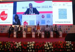 Union Minister of State Shri @prahladspatel launched the '15th Annapurna-Anufood India' program. He said that after the last ten decades, the use of coarse cereals in daily diet has increased. Also discussed the challenges faced by #Millets in food proces