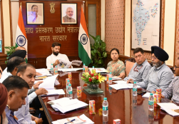 Union Minister of #MOFPI Shri Chirag Paswan  had a review meeting with senior officials of the Ministry after assuming charge at Panchsheel Bhawan, New Delhi, today.
