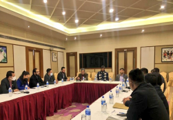 अपने मणिपुर के दौरे पर केंद्रीय मंत्री श्री पशुपति कुमार पासर जी ने राज्य में खाद्य प्रसंस्करण उद्योग से संबंधित महत्वपूर्ण विषयों पर स्थानीय उद्यमियों के साथ एक समीक्षा बैठक की। इस बैठके में मंत्रालय वरिष्ठ अधिकारी भी शामिल हुए।