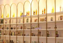 More than 500 Processed Food Products by PMFME Scheme Beneficiaries Showcased at the MoFPI Pavilion Product Display Wall.