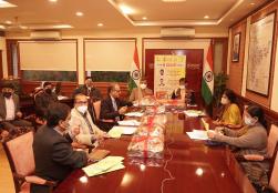 केंद्रीय मंत्री श्री पशुपति कुमार पारस जी एवं राज्यमंत्री श्री प्रहलाद सिंह पटेल जी ने PMFMEScheme के अंतर्गत ‘एक ज़िला एक उत्पाद’ के 6 ब्रांड का शुभारंभ किया।