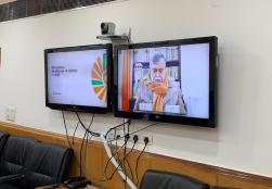 केंद्रीय मंत्री श्री पशुपति कुमार पारस व राज्य मंत्री श्री प्रहलाद सिंह पटेल जी की संयुक्त अध्यक्षता में इन्वेस्ट इंडिया के अधिकारियों के साथ एक समीक्षा बैठक हुई। बैठक में इंवेस्ट इंडिया के निवेश आधारित लक्ष्य निर्धारण और सुविधा डेस्क की गतिविधियों पर चर्चा की गई।